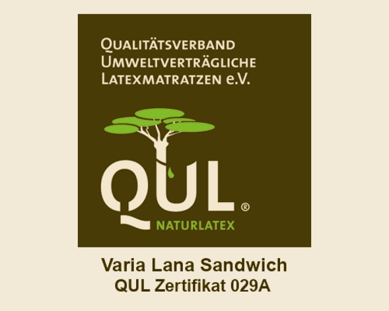 Varia Lana Sandwich Zertifikat